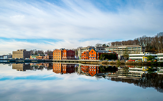 riverfront in Westport, Connecticut
