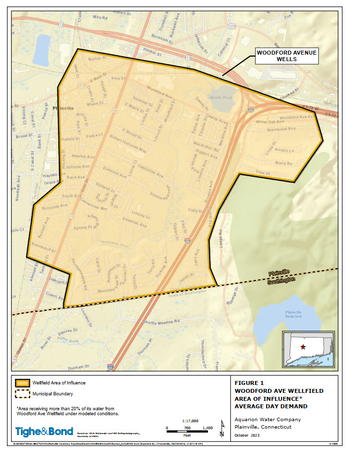 Woodford Avenue Wells map